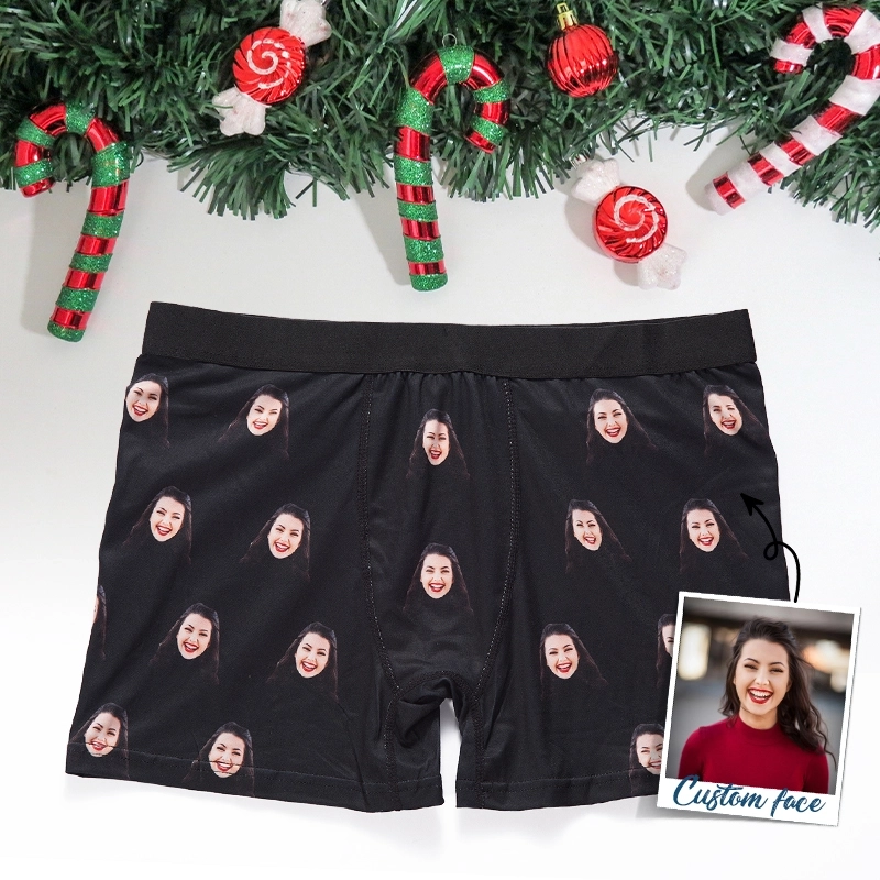 Personalized Boxers with Custom Design - Boxers Personalized for Men - Custom Panties for Unique Gifts (2) Personalized Boxers with Custom Design - Boxers Personalized for Men - Custom Panties for Unique Gifts (2)