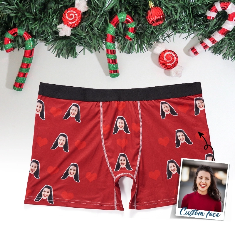 Custom Boxer Briefs with Face - Personalized Boxers for Men - Unique Custom Face Boxers Gift (3) Custom Boxer Briefs with Face - Personalized Boxers for Men - Unique Custom Face Boxers Gift (3)