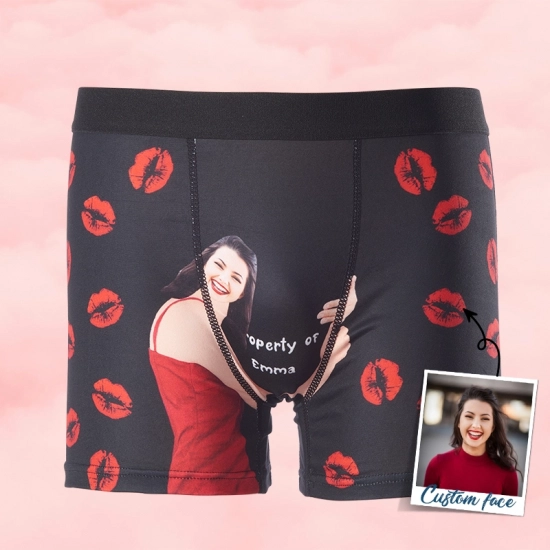 Custom Boxers and Panties with Name - Personalized Name Panties - Customize Boxers for Men and Women