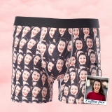 Custom Photo Underwear - Personalized Face Boxers for Men - Funny Gift Boxers with Face Print - Unique Boxer Briefs for Special Occasions