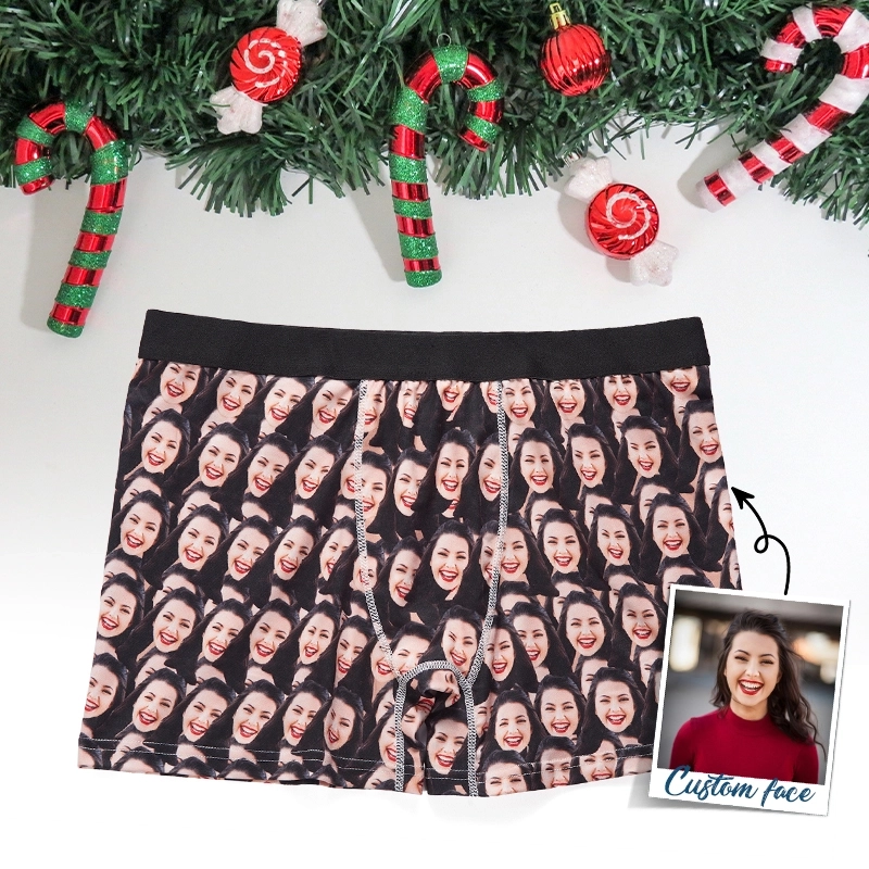 Custom Photo Underwear - Personalized Face Boxers for Men - Funny Gift Boxers with Face Print - Unique Boxer Briefs for Special Occasions (3)