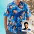 Custom Hawaiian Shirt with Flower Stripe Design - Personalized Hawaiian Design Shirt for Men - Unique Hawaiian Shirt Photo from Back Custom Hawaiian Shirt with Flower Stripe Design - Personalized Hawaiian Design Shirt for Men - Unique Hawaiian Shirt Photo from Back