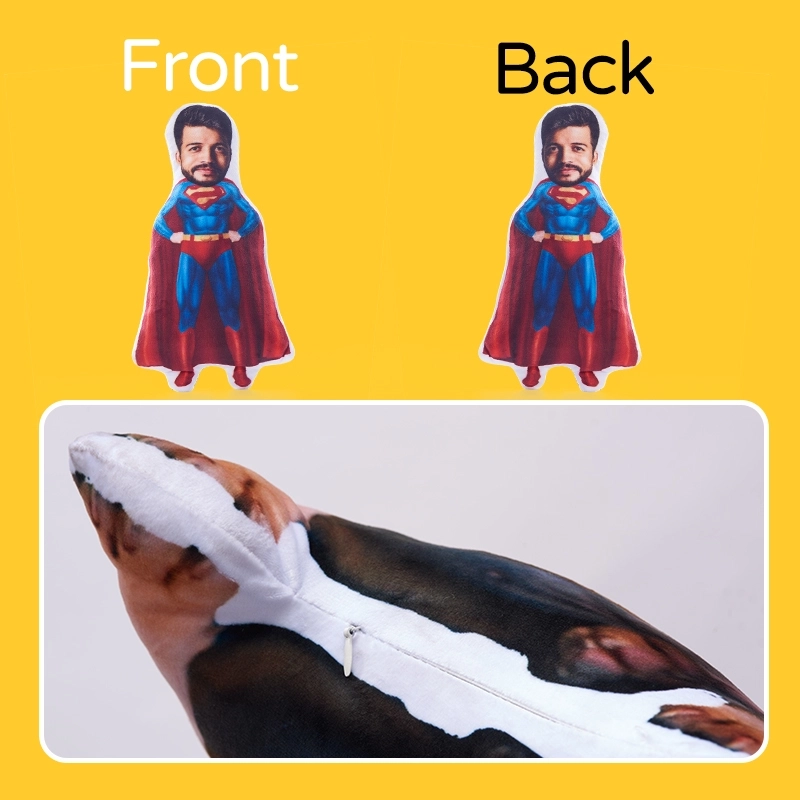Custom Face Pillow - Personalized Photo Cushions - Custom Superhero Pillow for Unique Gifts (3) Custom Face Pillow - Personalized Photo Cushions - Custom Superhero Pillow for Unique Gifts (3)