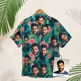 Custom Face Shirt - Personalized Father's Day Shirt - Shirt with Your Face on It - Fun Shirts with Faces for Men