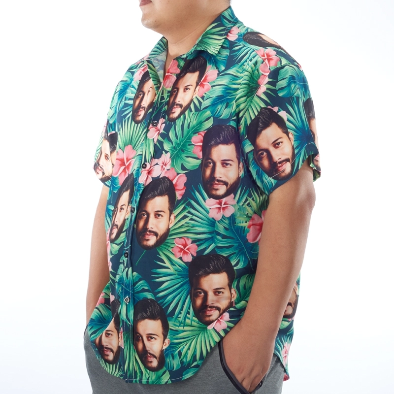Custom Face Shirt - Personalized Father's Day Shirt - Shirt with Your Face on It - Fun Shirts with Faces for Men (3)