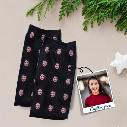 Custom Face Socks - Personalized Dad and Kid Socks with Fast Delivery - My Socks with Face on Them - Unique Gift Socks for Men, Women, and Kids
