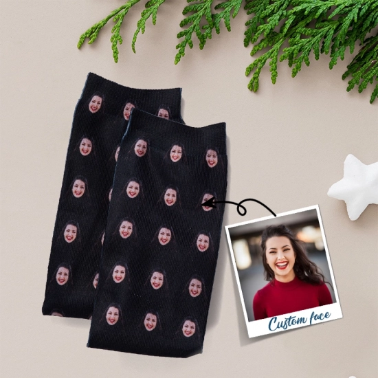 Custom Face Socks - Personalized Dad and Kid Socks with Fast Delivery - My Socks with Face on Them - Unique Gift Socks for Men, Women, and Kids