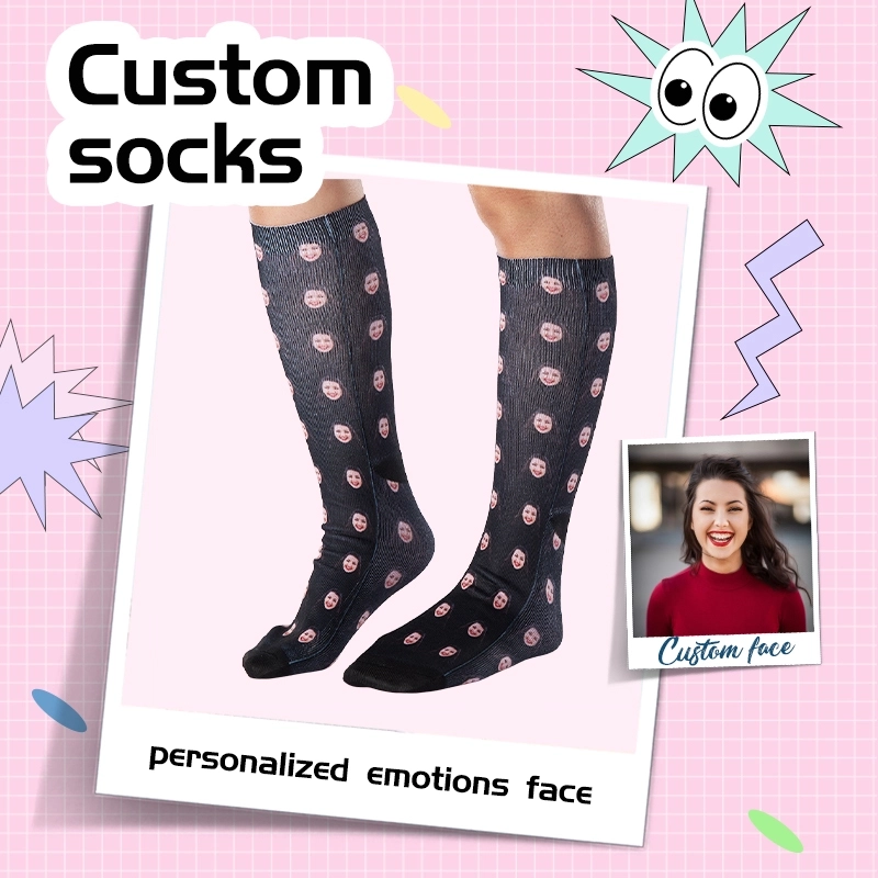 Custom Face Socks - Personalized Dad and Kid Socks with Fast Delivery - My Socks with Face on Them - Unique Gift Socks for Men, Women, and Kids (3)