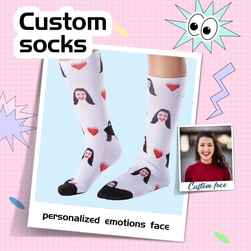 Custom Face Socks - Personalized Kid Socks with Pet Face - Custom Print Socks with Faces - Unique Gift Socks for Men, Women, and Kids (3) Custom Face Socks - Personalized Kid Socks with Pet Face - Custom Print Socks with Faces - Unique Gift Socks for Men, Women, and Kids (3)
