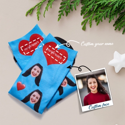 Custom Face Socks - Personalized Socks with Photos - Custom Dad Socks with Faces - Unique Socks with Pictures Gift for Men
