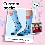 Custom Face Socks - Personalized Socks with Photos - Custom Dad Socks with Faces - Unique Socks with Pictures Gift for Men (2)