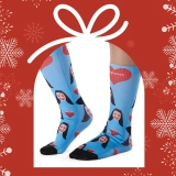 Custom Face Socks - Personalized Socks with Photos - Custom Dad Socks with Faces - Unique Socks with Pictures Gift for Men (3)