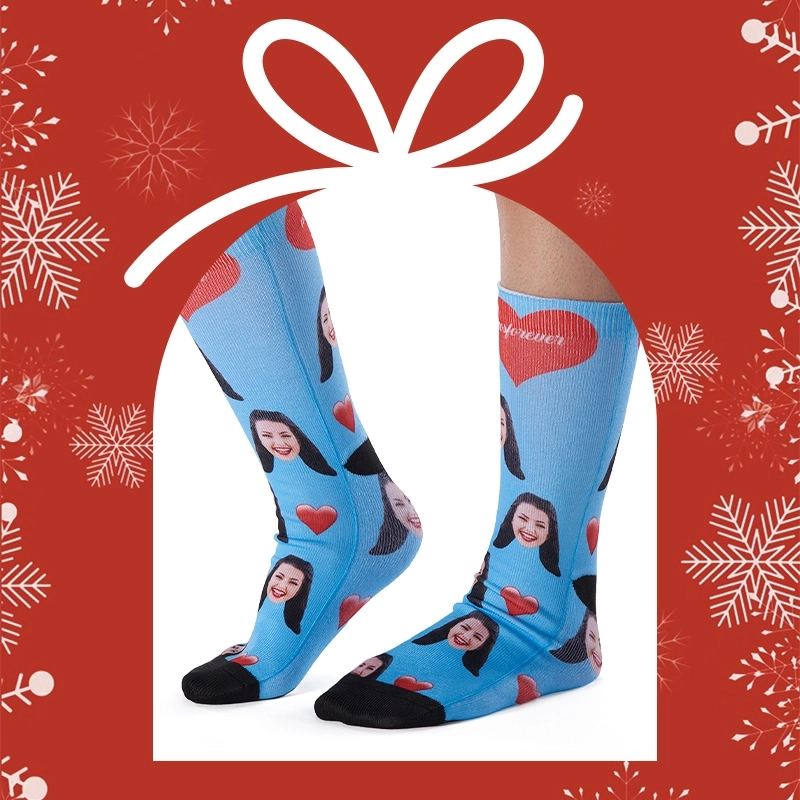 Custom Face Socks - Personalized Socks with Photos - Custom Dad Socks with Faces - Unique Socks with Pictures Gift for Men (3)