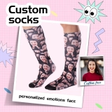 Custom Face Socks - Personalized Socks with Pictures - My Face Socks - Unique Face Socks Gift for Men and Women