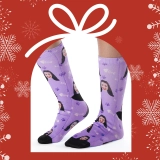 Custom Face Socks - Personalized Santa Socks with Pet Face - Custom Photo Socks for Unique Gifts (2)