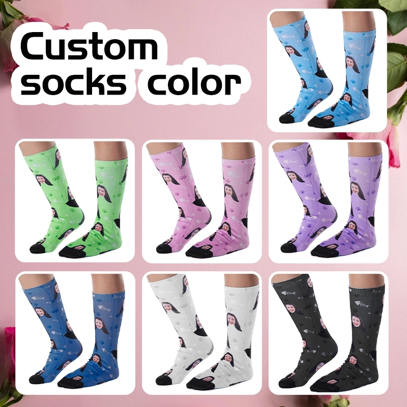 Custom Face Socks - Personalized Santa Socks with Pet Face - Custom Photo Socks for Unique Gifts (4)