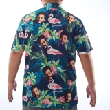 Custom Hawaiian Shirts with Company Logo - Couple Hawaiian Tops for the Beach - Personalized Aloha Custom Shirts (3) Custom Hawaiian Shirts with Company Logo - Couple Hawaiian Tops for the Beach - Personalized Aloha Custom Shirts (3)