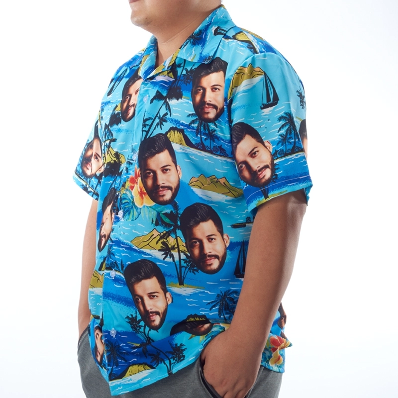 Custom Picture Hawaiian Shirt - Personalized Hawaiian Shirt with Self Photos - Hawaiian Shirt Custom Design for Men and Women (3)
