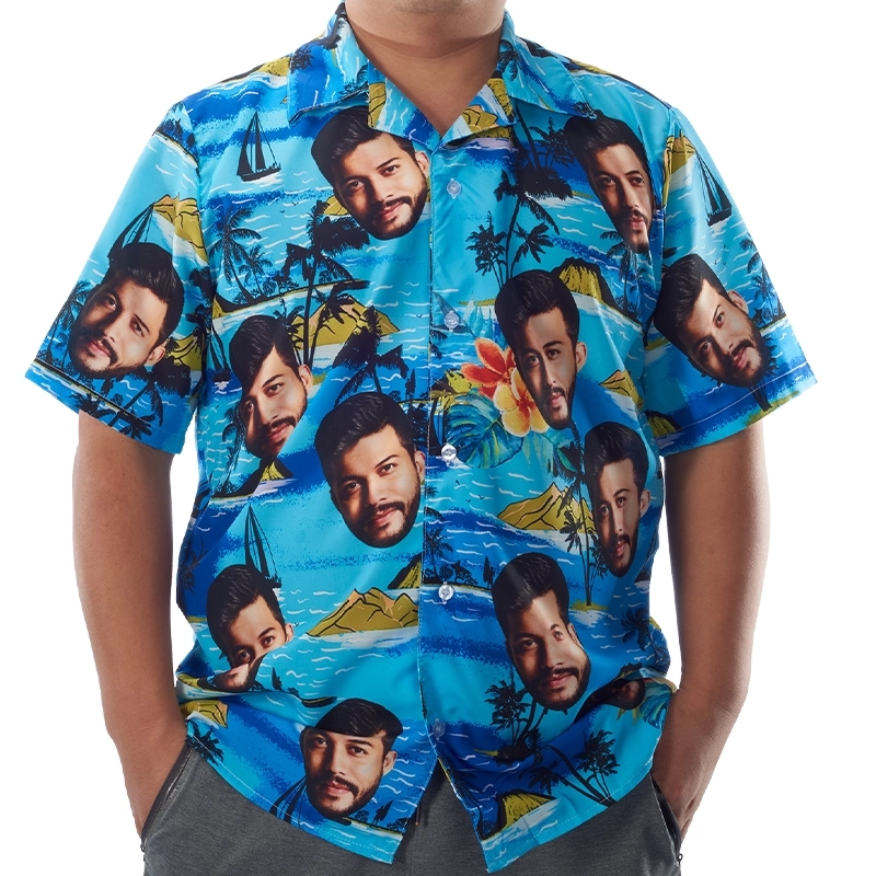 Custom Picture Hawaiian Shirt - Personalized Hawaiian Shirt with Self Photos - Hawaiian Shirt Custom Design for Men and Women (4)
