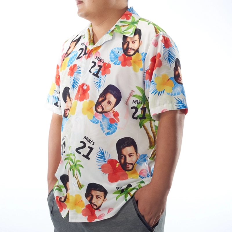 Custom Hawaiian Shirt with Multiple Faces - Personalized Hawaiian Shirts with Pictures - Unique Custom Hawaiian Shirts with Face (2)