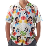 Custom Hawaiian Shirt with Multiple Faces - Personalized Hawaiian Shirts with Pictures - Unique Custom Hawaiian Shirts with Face (3) Custom Hawaiian Shirt with Multiple Faces - Personalized Hawaiian Shirts with Pictures - Unique Custom Hawaiian Shirts with Face (3)