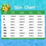 Custom Hawaiian Shirts with Face - Customized Leaves & Flowers Hawaiian Shirt - Personalized Summer Beachwear for Men and Women (5)