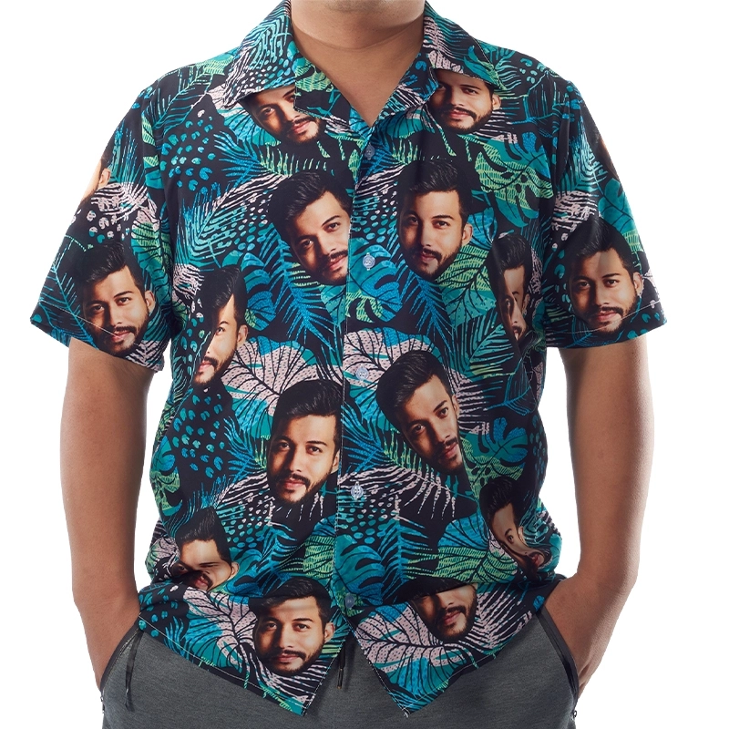 Custom Hawaiian Shirts with Faces - Best Hawaiian Shirt for Men - Unique Grandfather Gift Hawaiian Shirt (3)