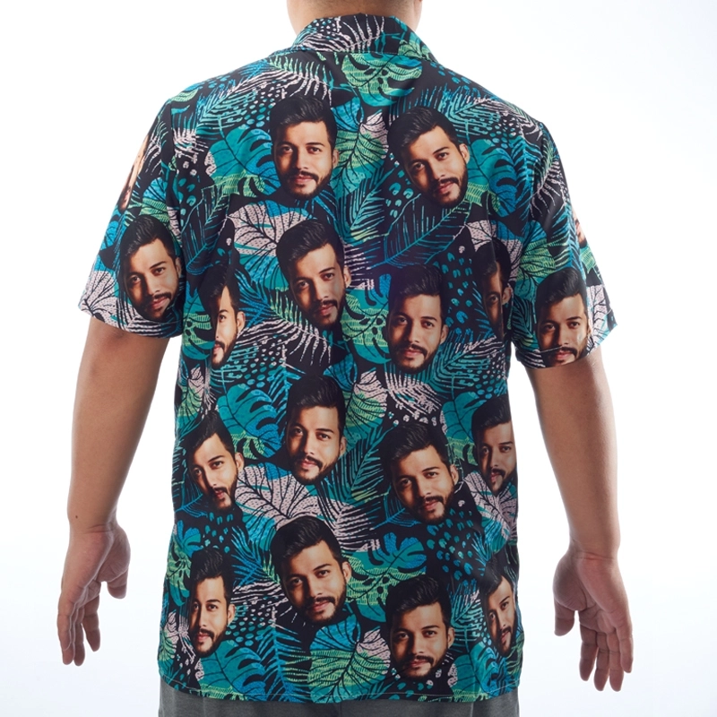 Custom Hawaiian Shirts with Faces - Best Hawaiian Shirt for Men - Unique Grandfather Gift Hawaiian Shirt (4)