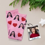 Custom Photo Socks for Dad - Personalized Socks with Kids' Faces - Custom Socks with Pictures - Unique Socks with Faces Gift (3)