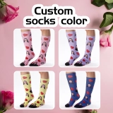 Custom Photo Socks for Dad - Personalized Socks with Kids' Faces - Custom Socks with Pictures - Unique Socks with Faces Gift (4)
