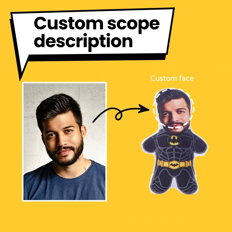 Custom Picture Pillow - Personalized Superhero Cushion with Face - Custom Pillow with Picture for Funny Gifts (2)
