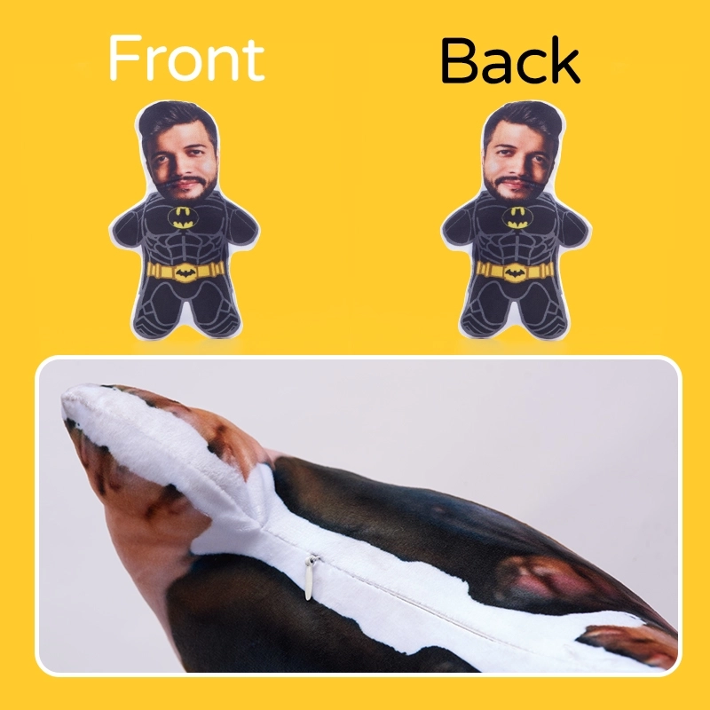 Custom Picture Pillow - Personalized Superhero Cushion with Face - Custom Pillow with Picture for Funny Gifts (3) Custom Picture Pillow - Personalized Superhero Cushion with Face - Custom Pillow with Picture for Funny Gifts (3)