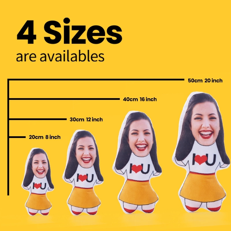 Personalized Doll Pillow - Custom Body Pillow with Face - Custom Face Plush for Unique Gifts (5)