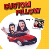 Personalized Car Pillow - Custom Face Ride Pillow - Couple Adventure Plush - Unique Driving Gift for Special Occasions Personalized Car Pillow - Custom Face Ride Pillow - Couple Adventure Plush - Unique Driving Gift for Special Occasions