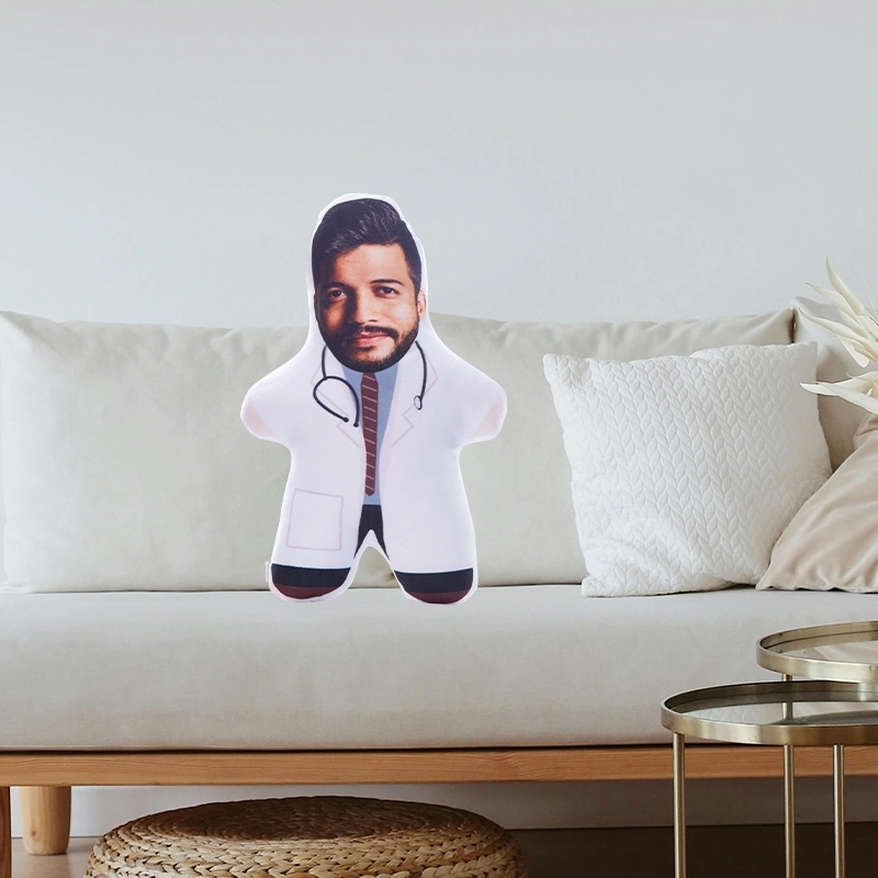Personalized Pillow with Picture - Custom Doctor Pillow - Customized Cushion with Face and Name (4) Personalized Pillow with Picture - Custom Doctor Pillow - Customized Cushion with Face and Name (4)
