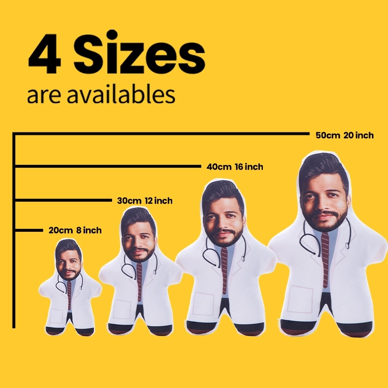 Personalized Pillow with Picture - Custom Doctor Pillow - Customized Cushion with Face and Name (5) Personalized Pillow with Picture - Custom Doctor Pillow - Customized Cushion with Face and Name (5)