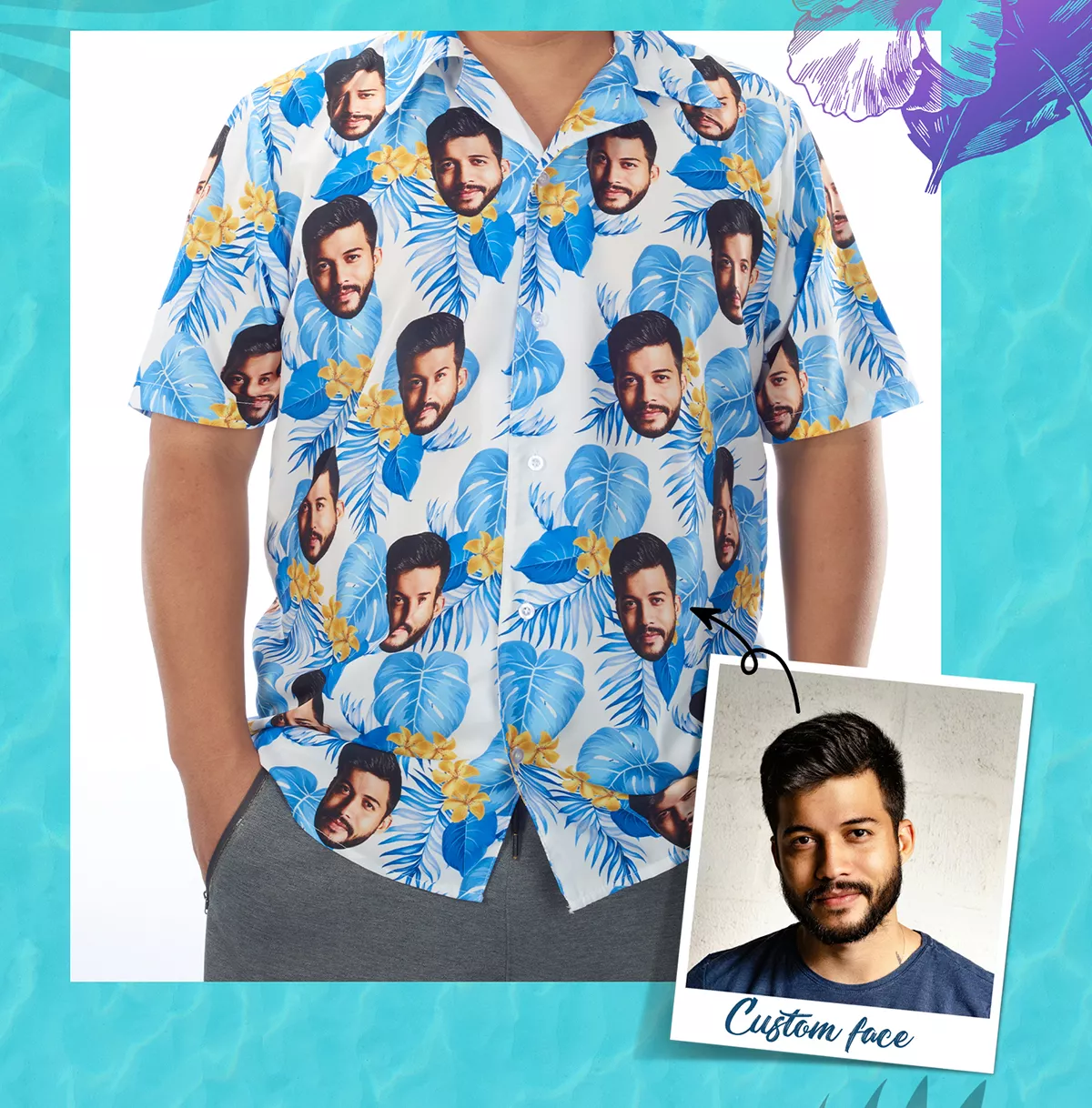 kid's hawaiian shirt