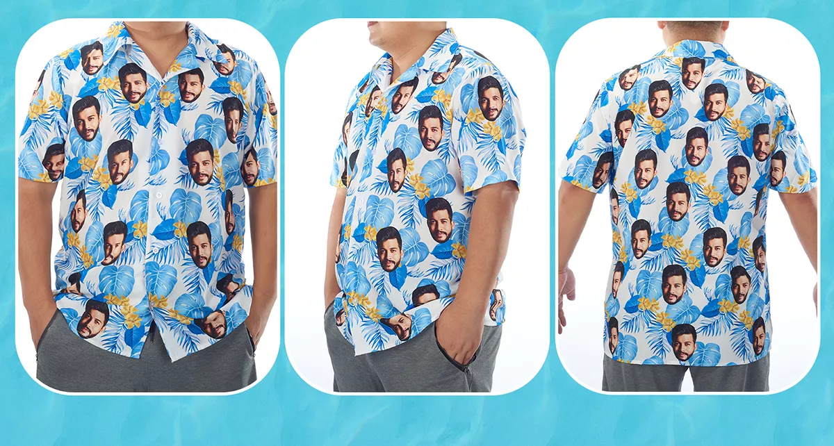 floral print hawaian shirt