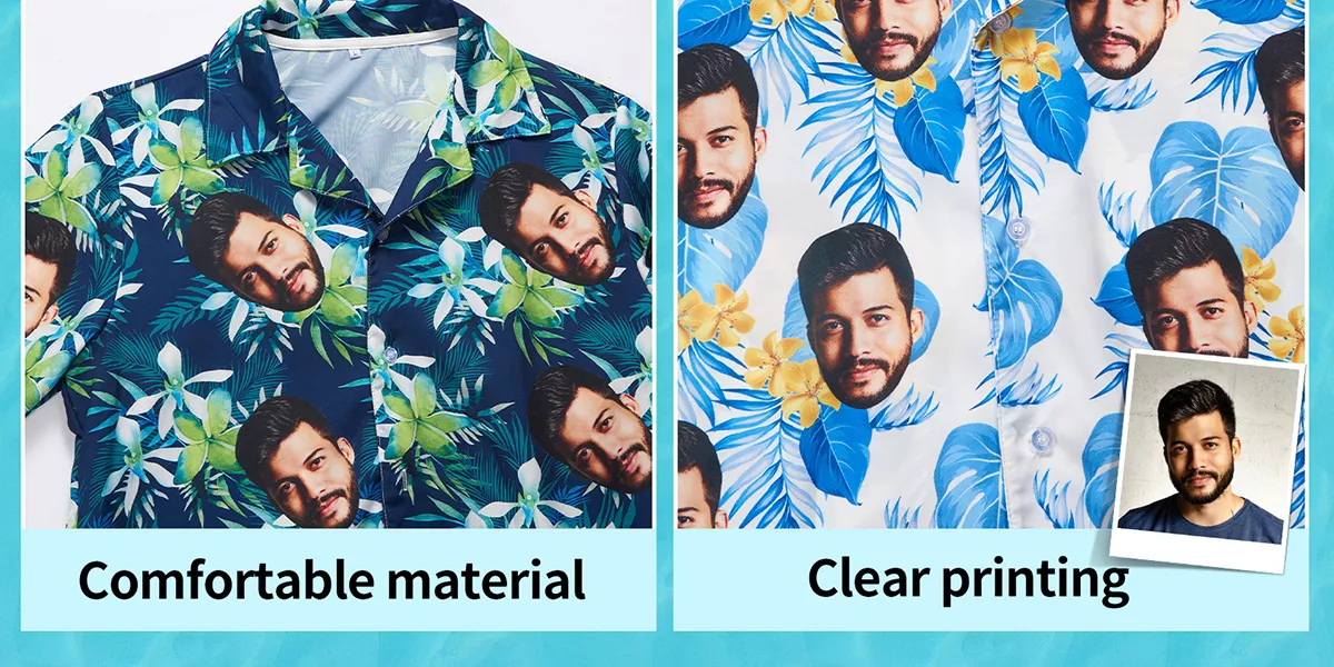 hawaiian shirts flower stripe