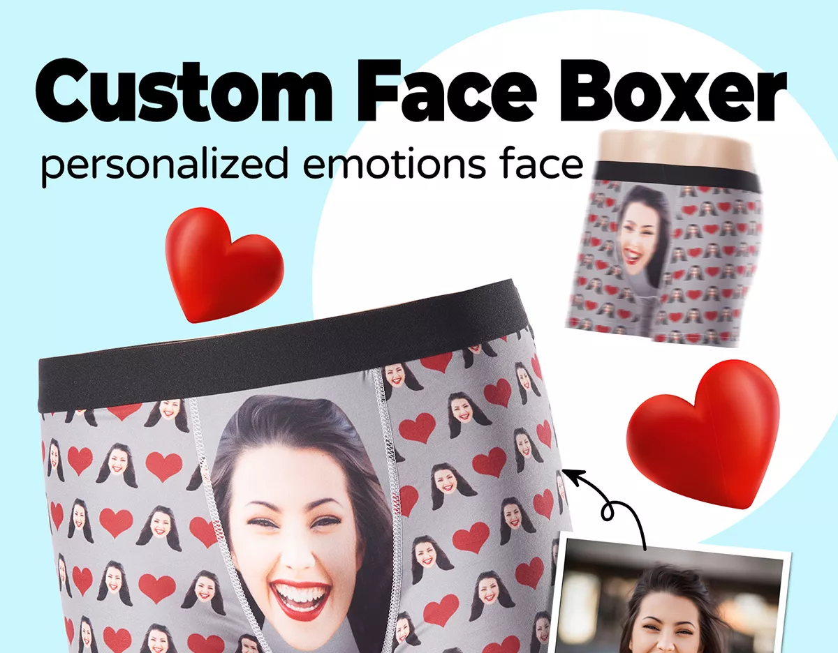 Personalized Face Boxer Shorts