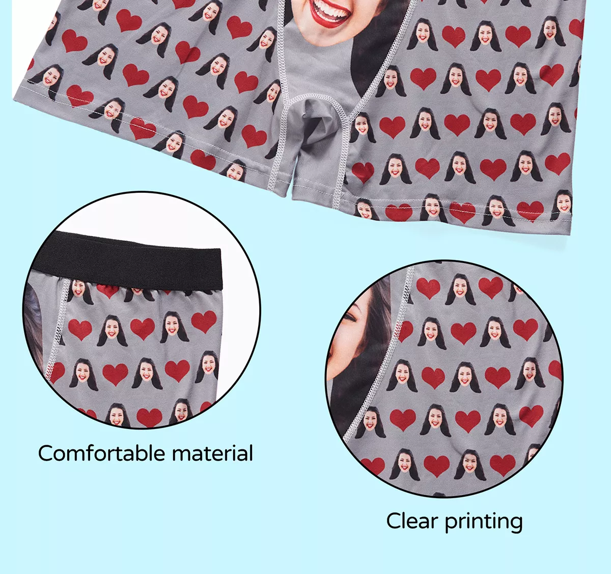 Romantic Face Underwear Gift