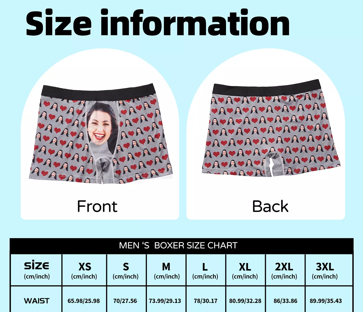 Romantic Face Underwear Gift