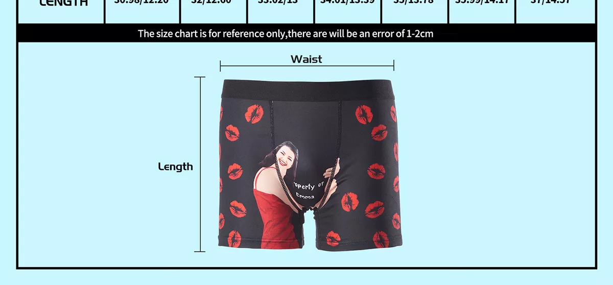customize boxers