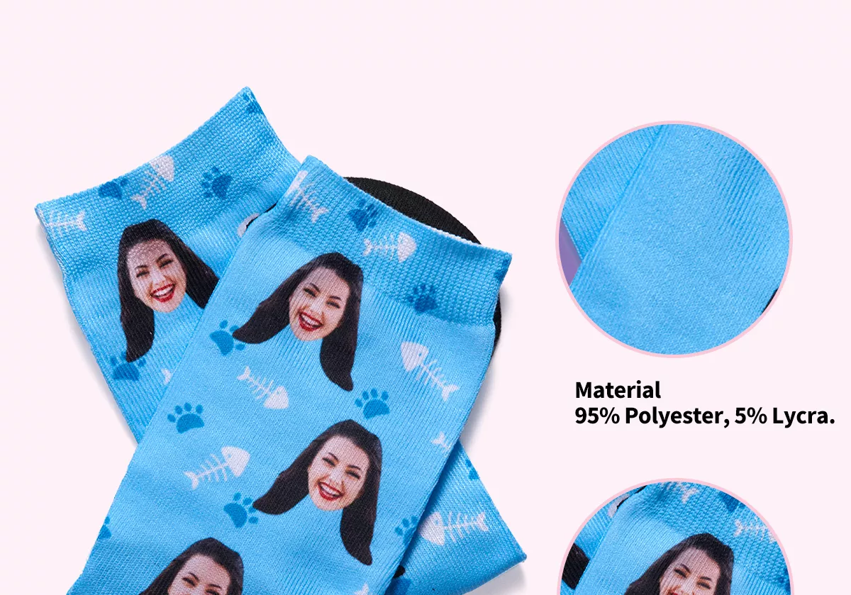 pet face on socks