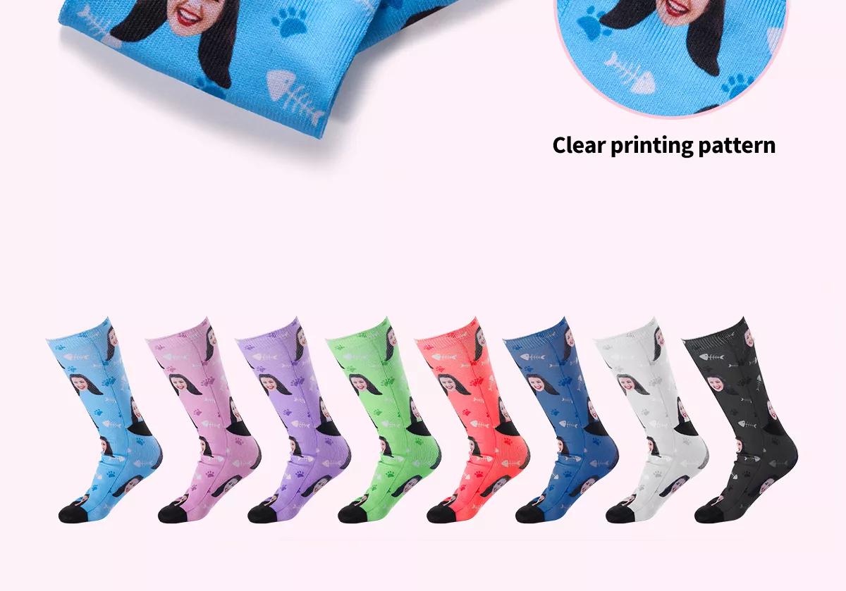 pet face on socks