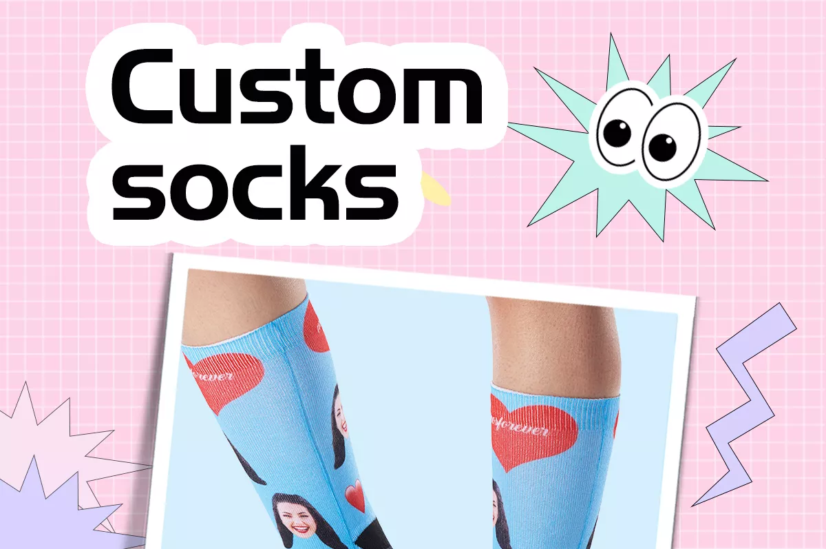 socks photo custom