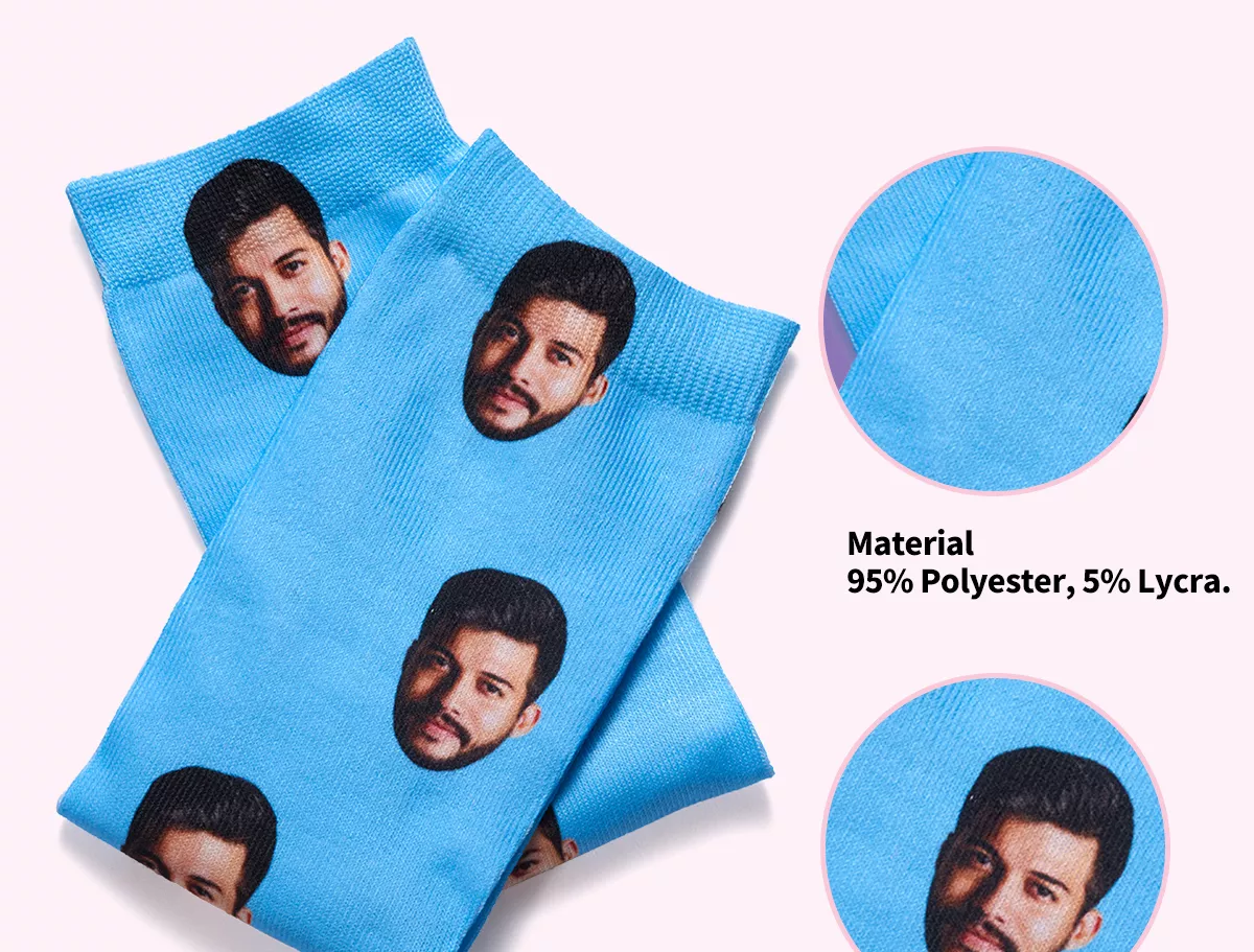face on socks