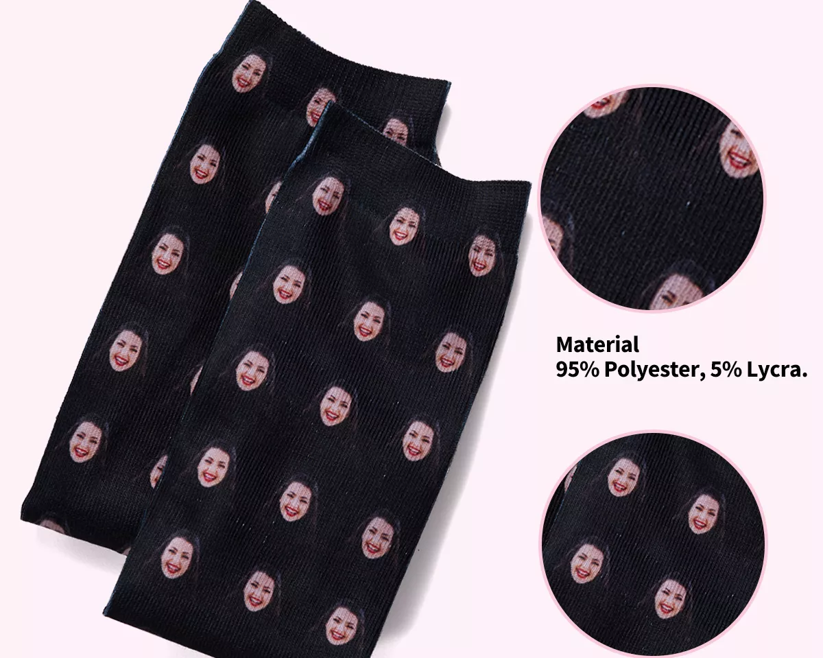 socks with face on them