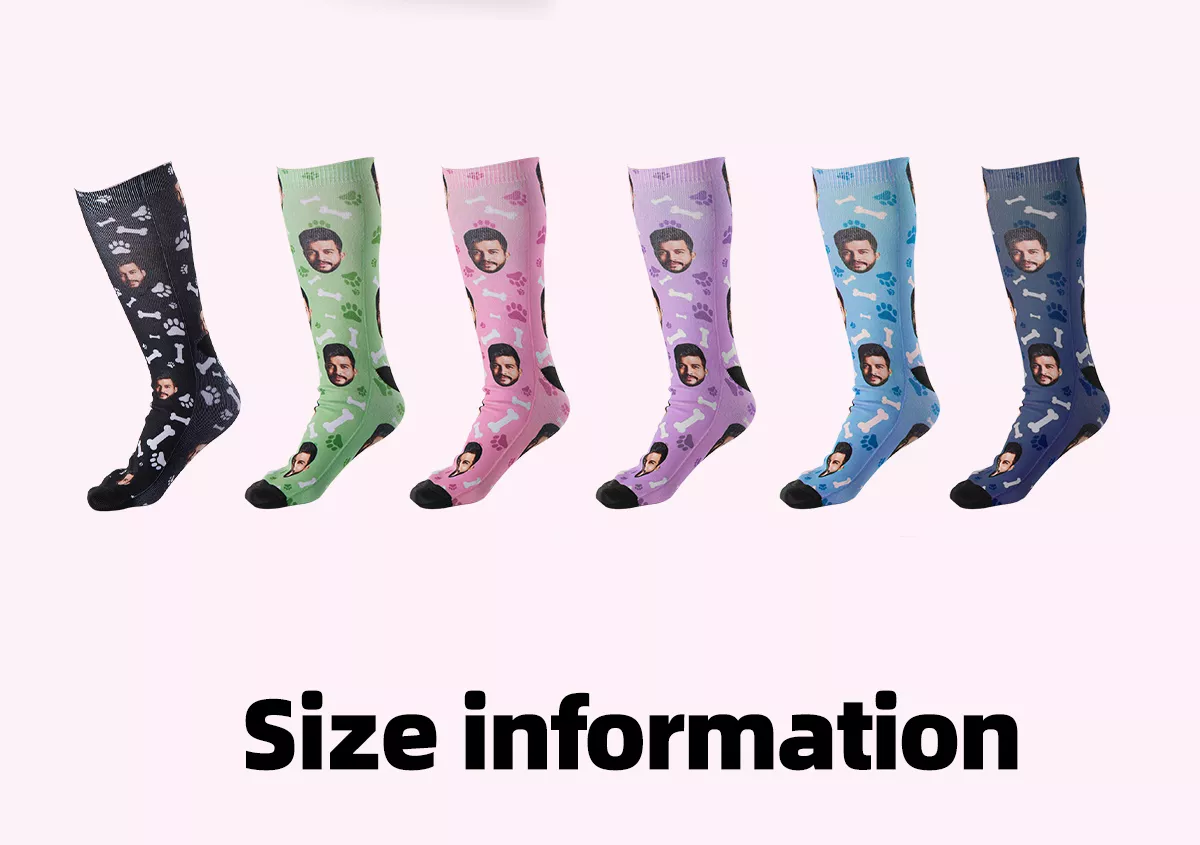 socks with dog face