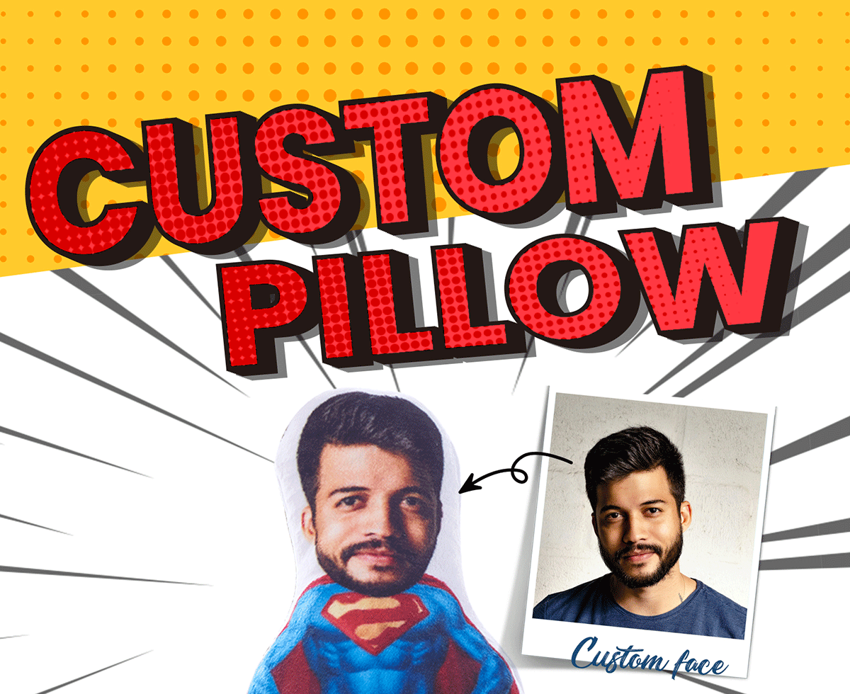 face pillow custom